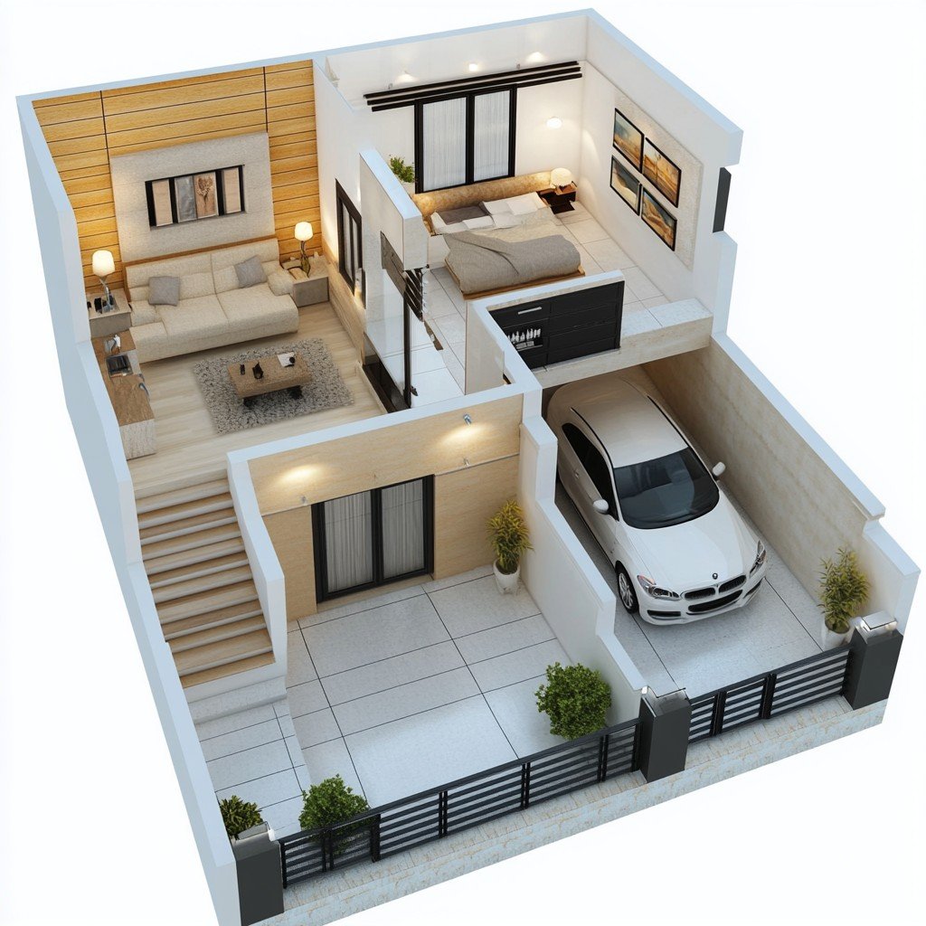 Design for a Two Bedroom House
